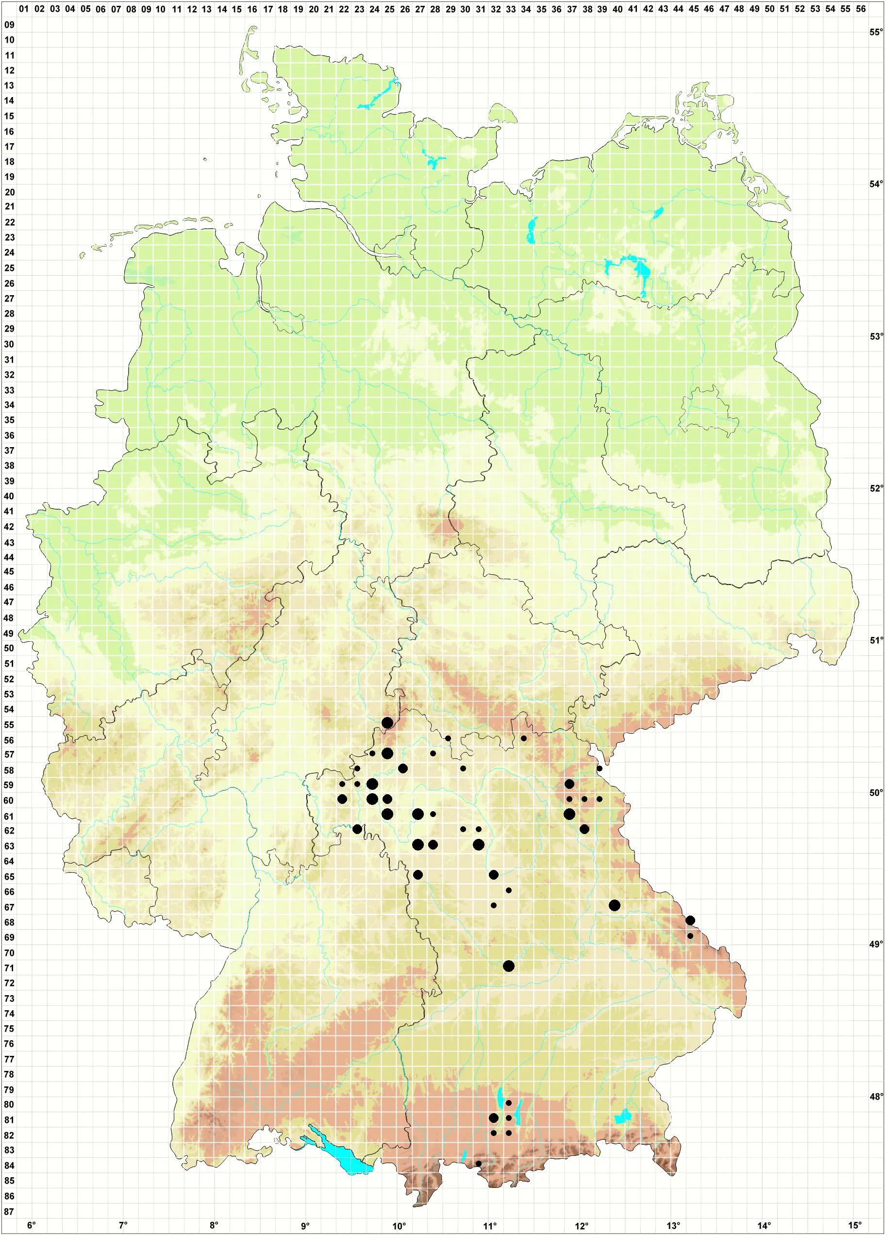 Karte W. v. Brackel 1988-2007