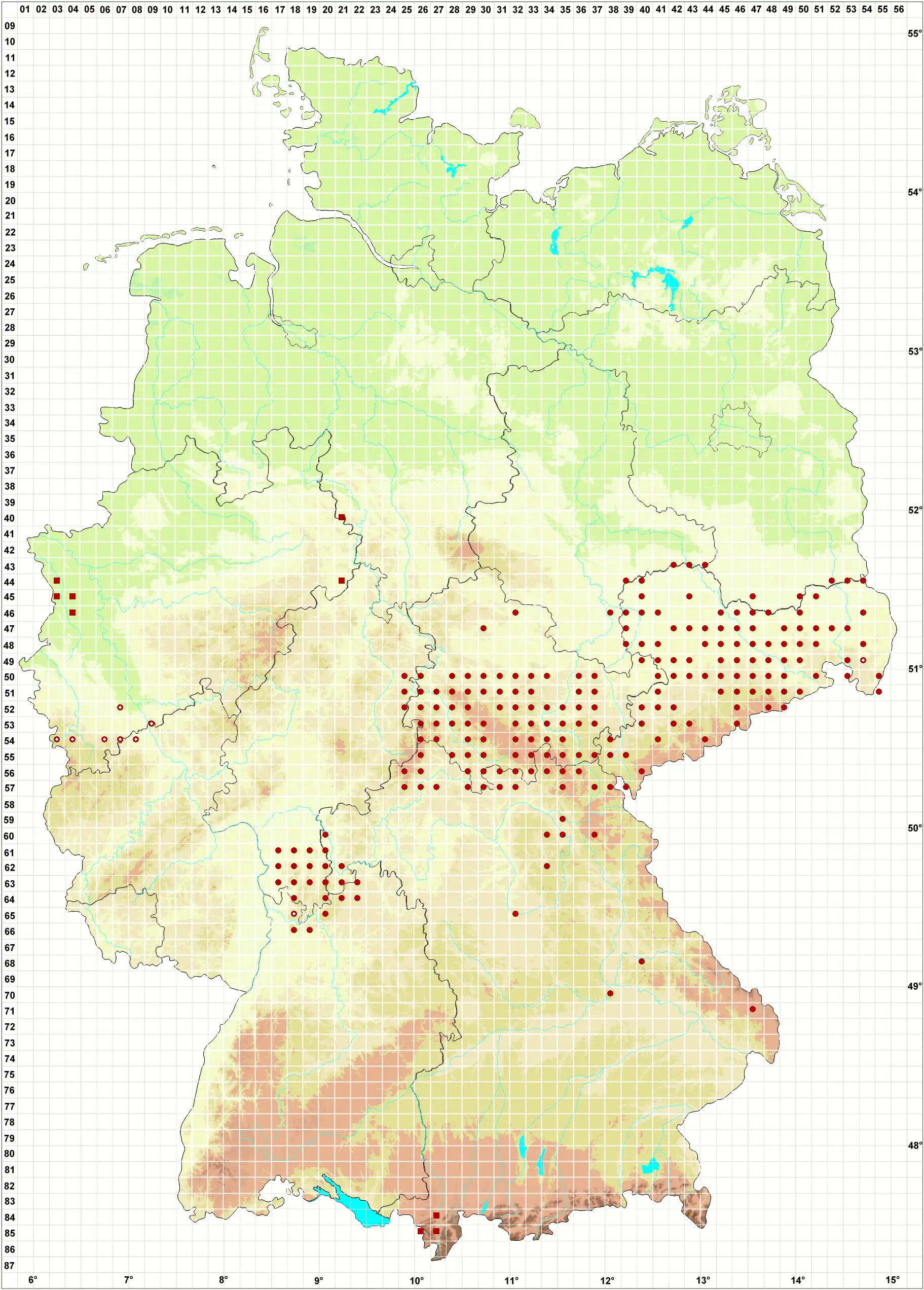Verbreitungskarte