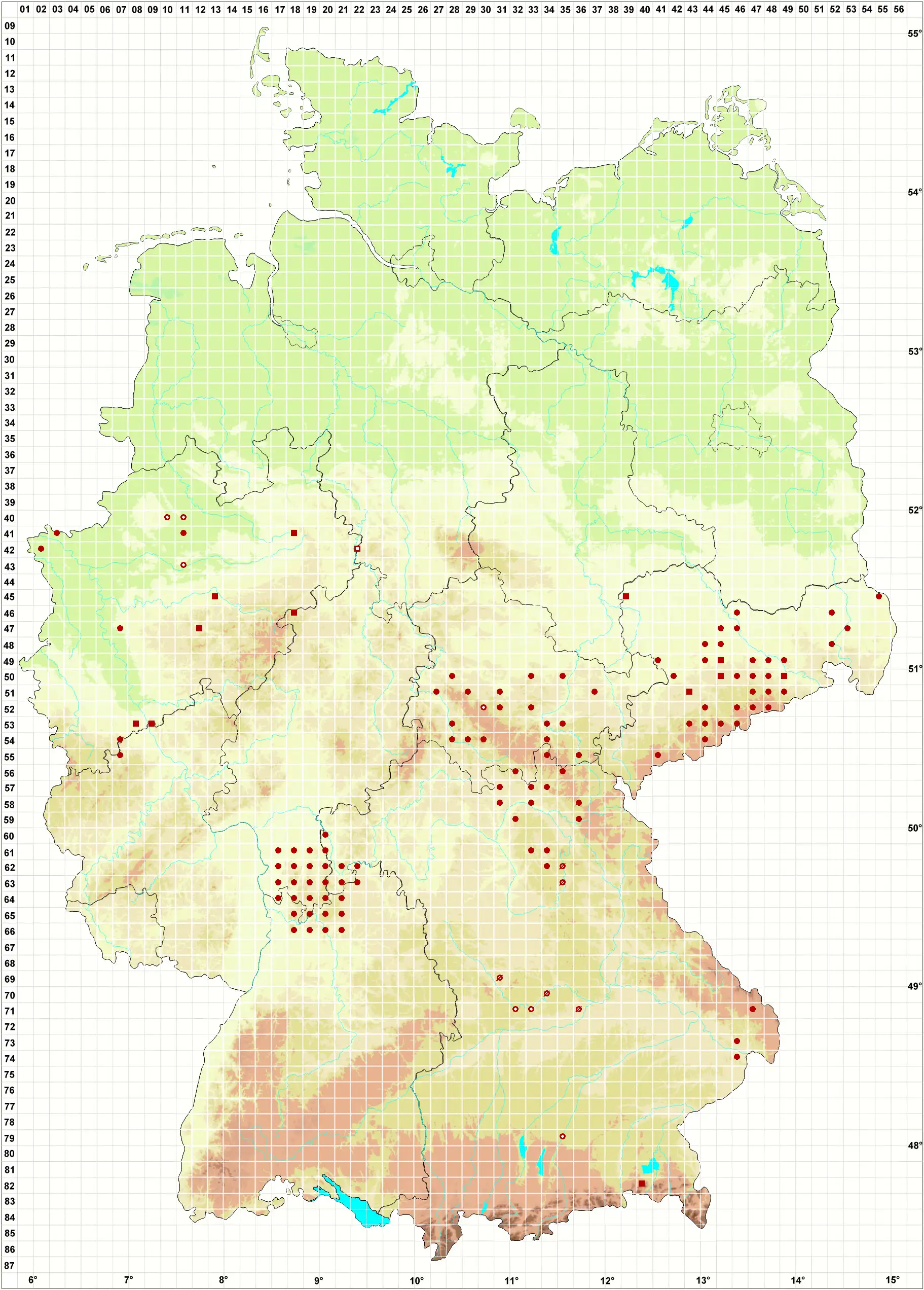 Verbreitungskarte
