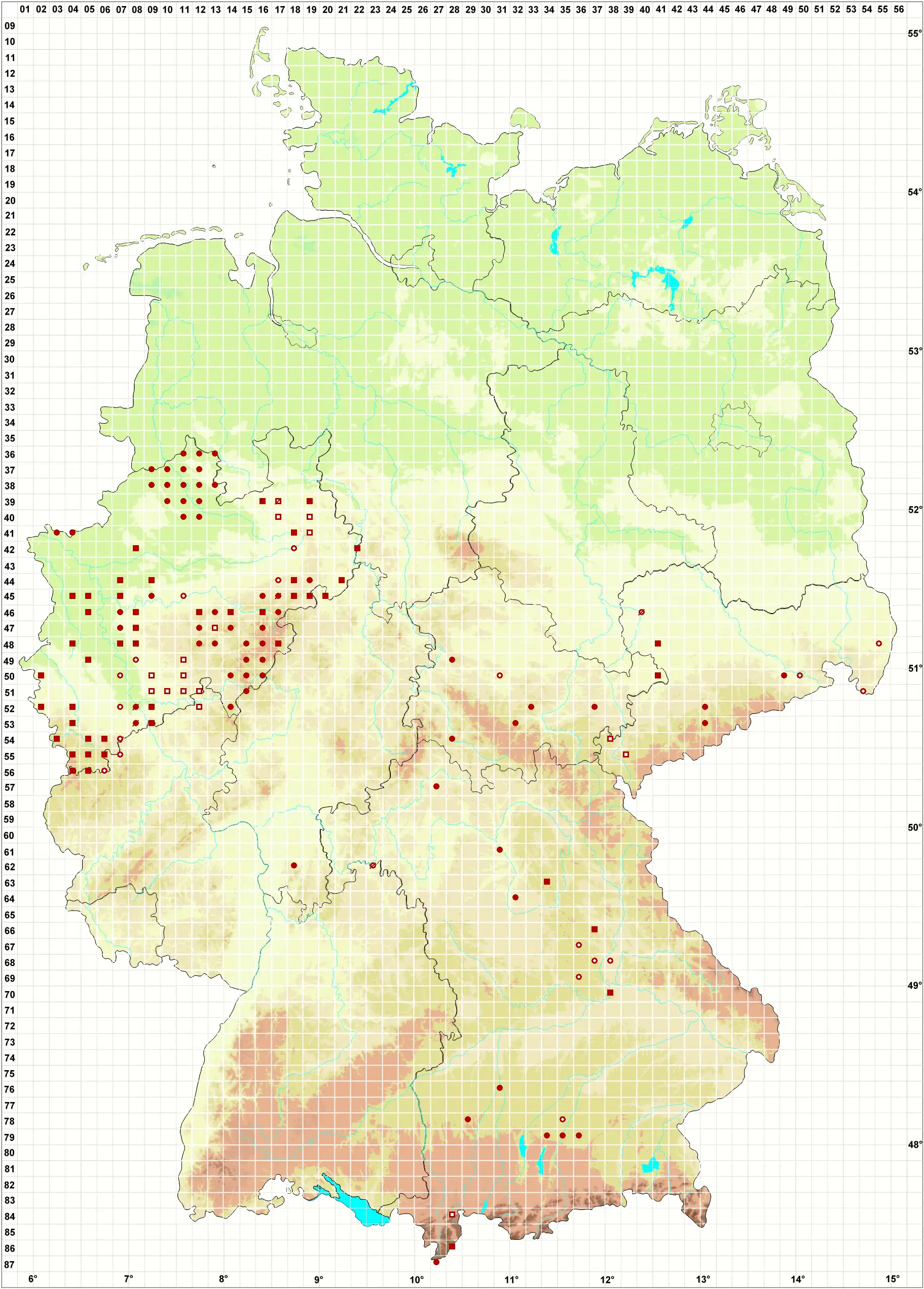 Verbreitungskarte