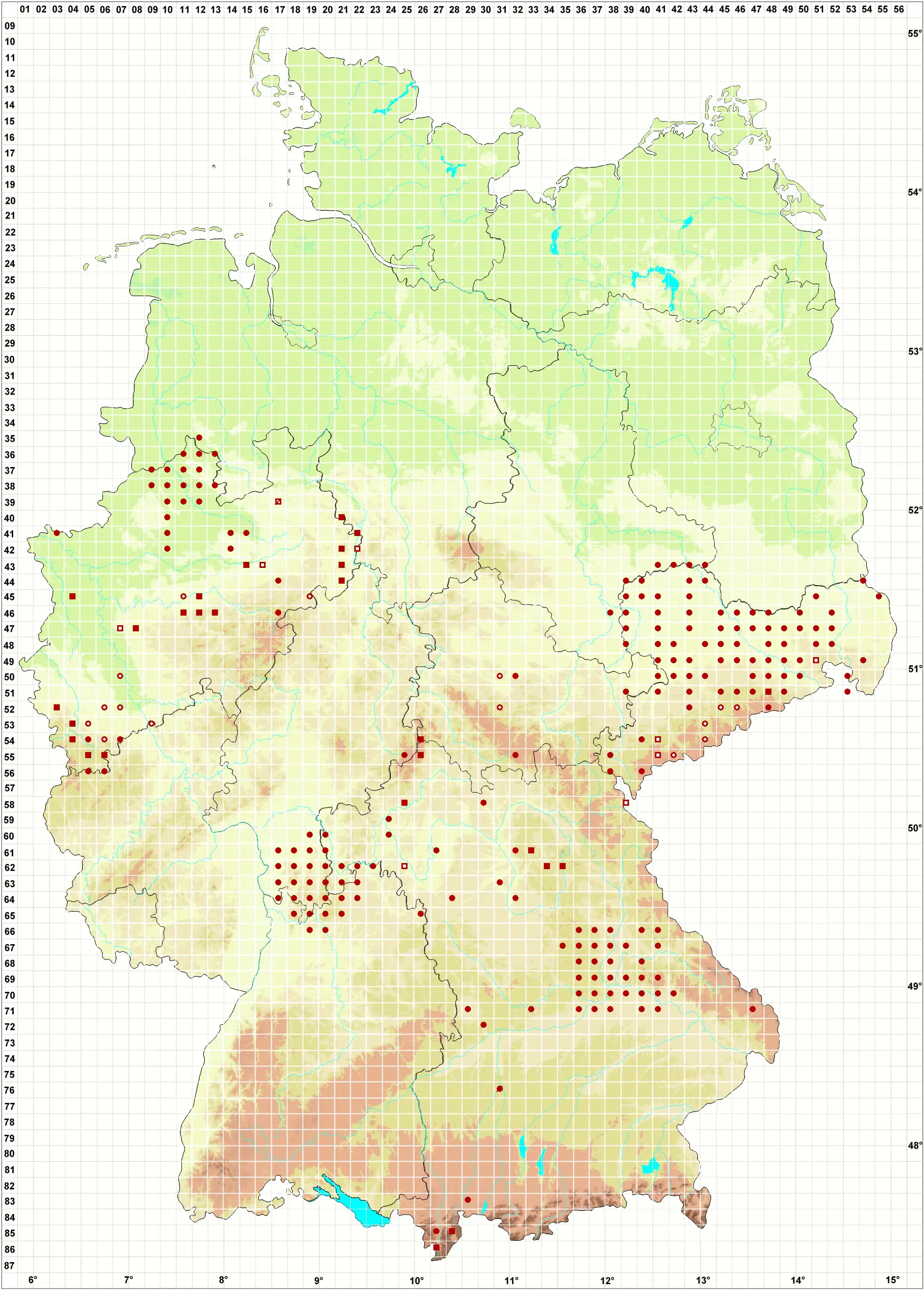 Verbreitungskarte