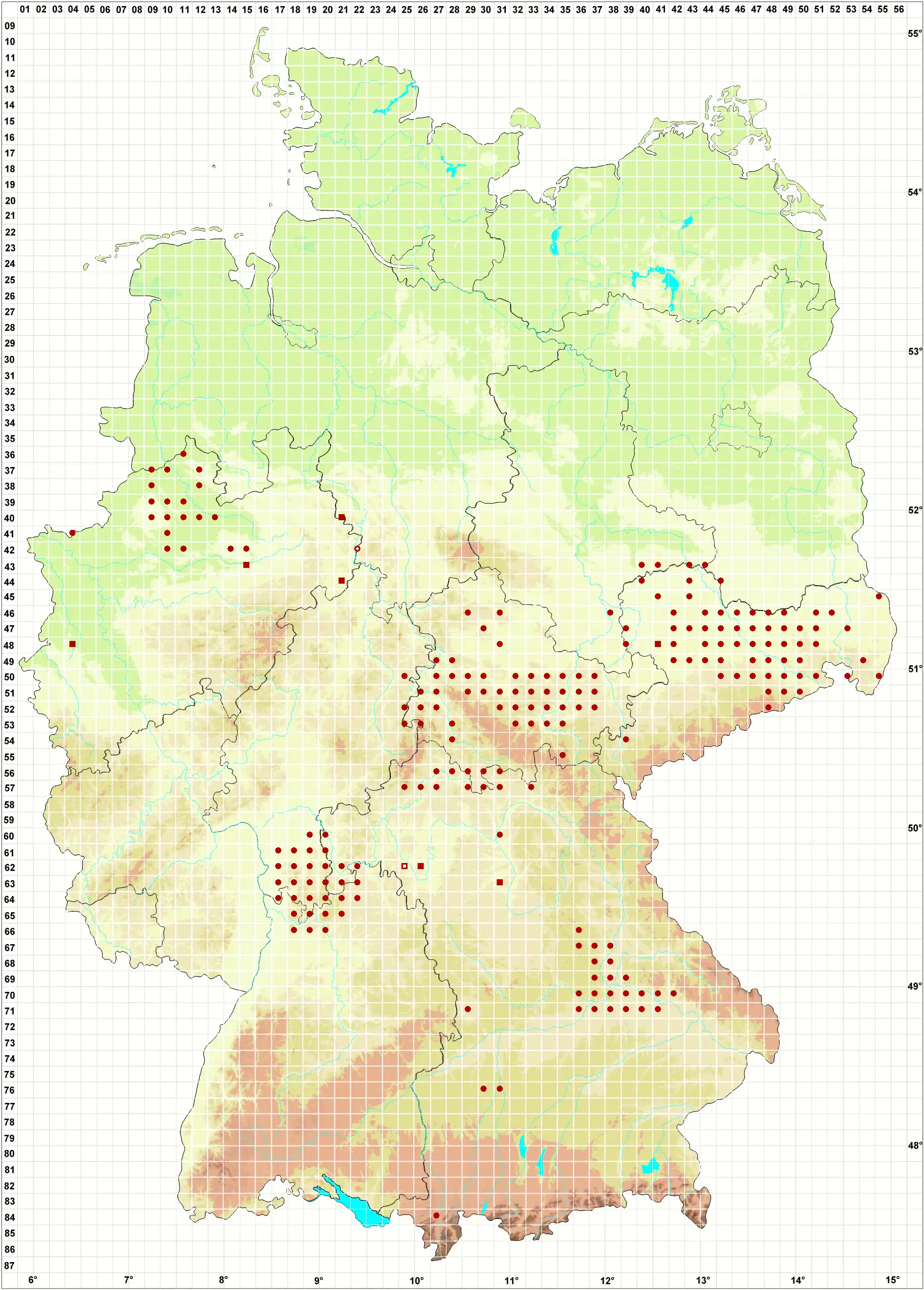 Verbreitungskarte