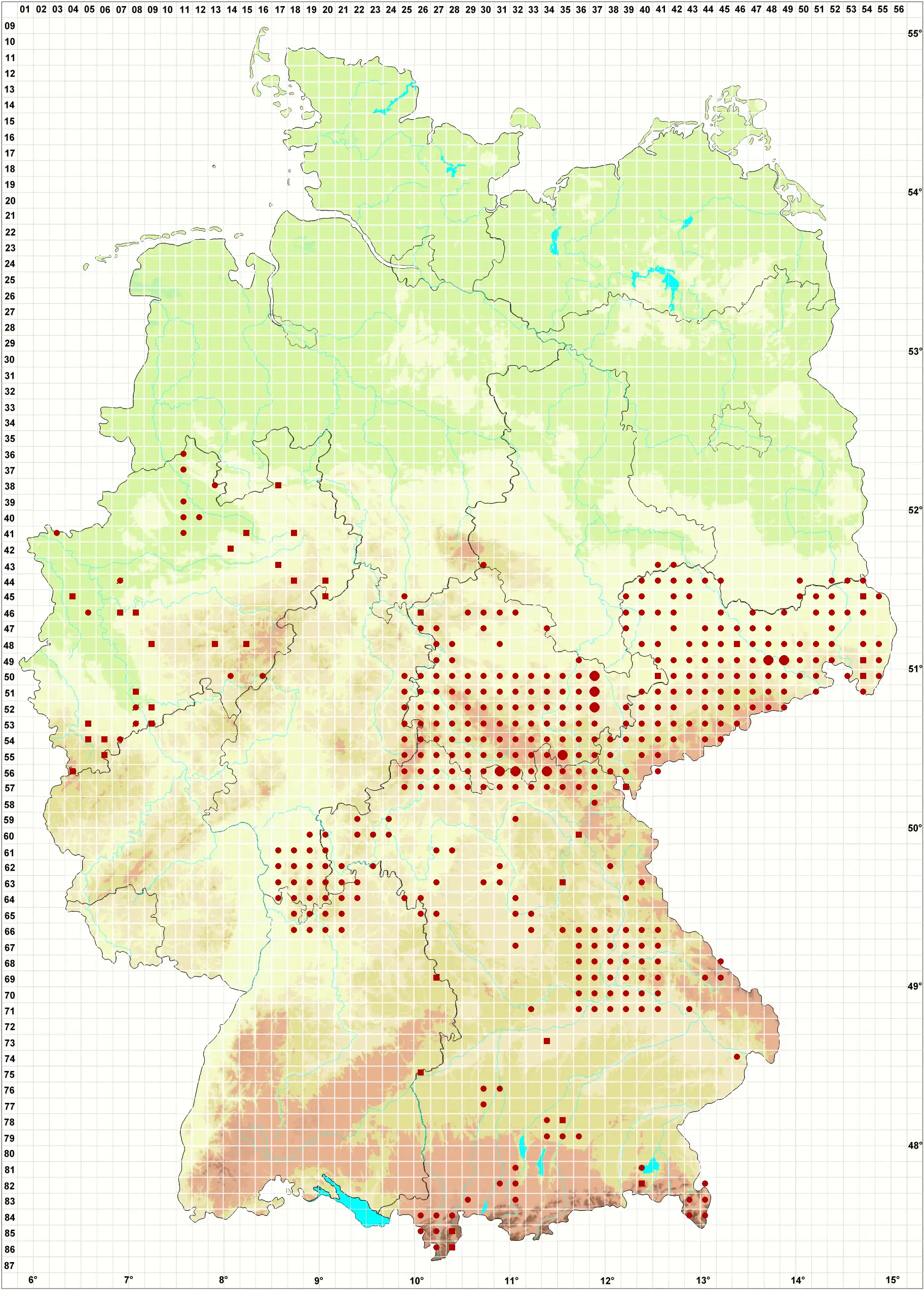 Verbreitungskarte