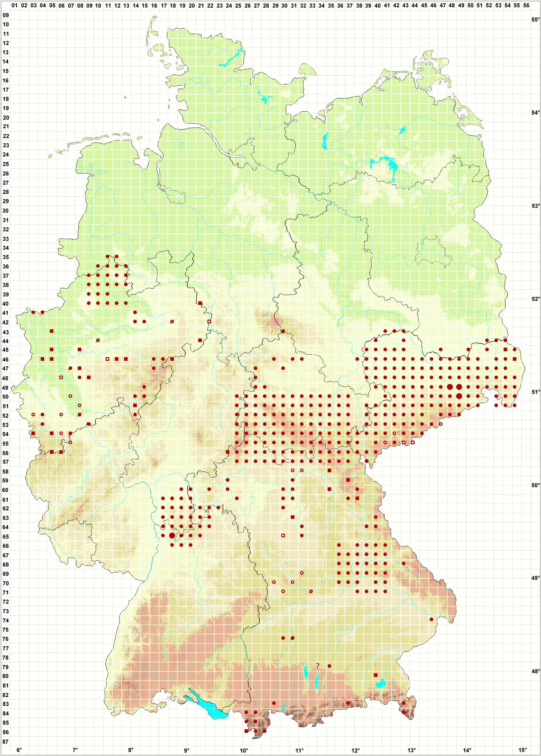 Verbreitungskarte