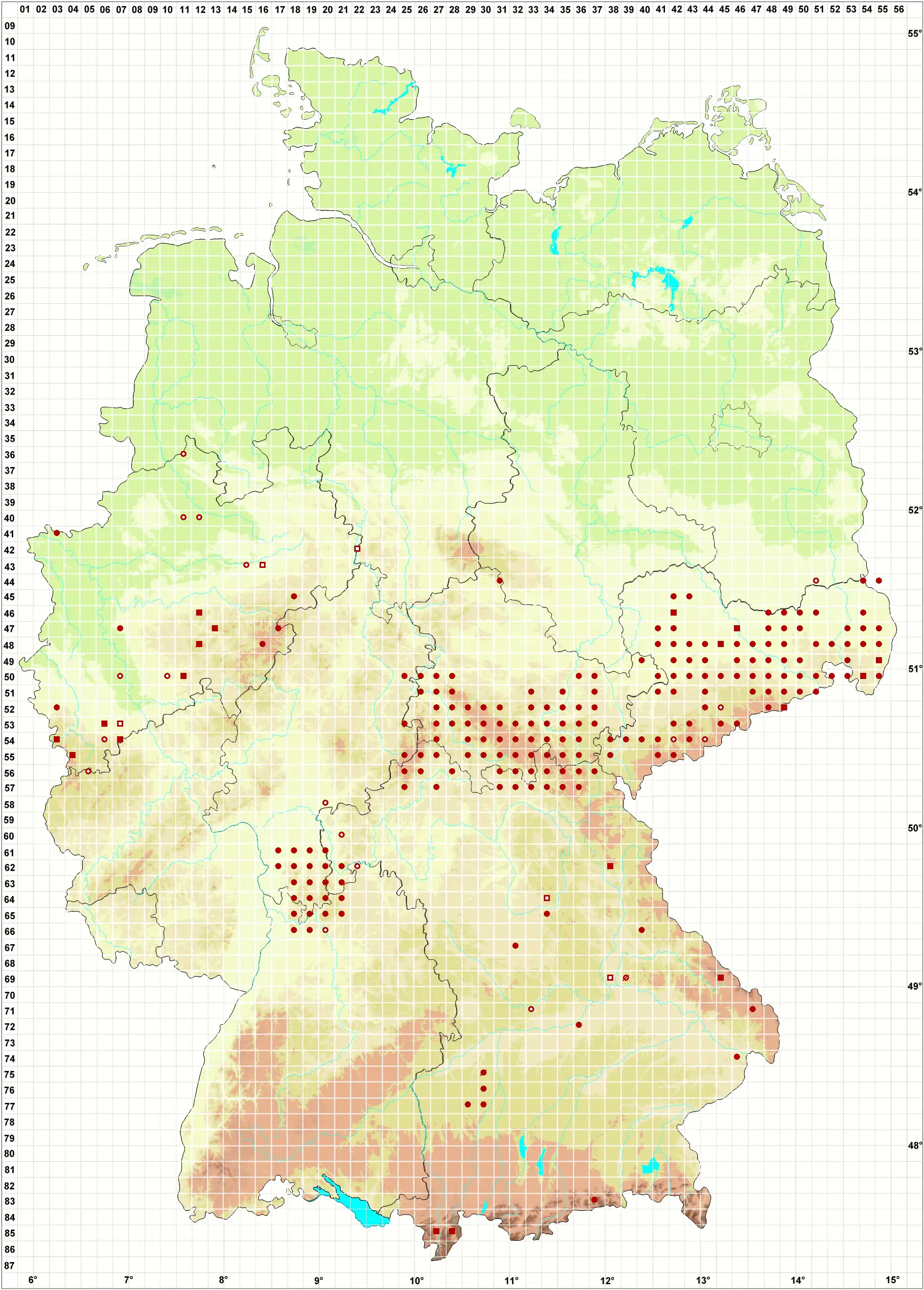 Verbreitungskarte