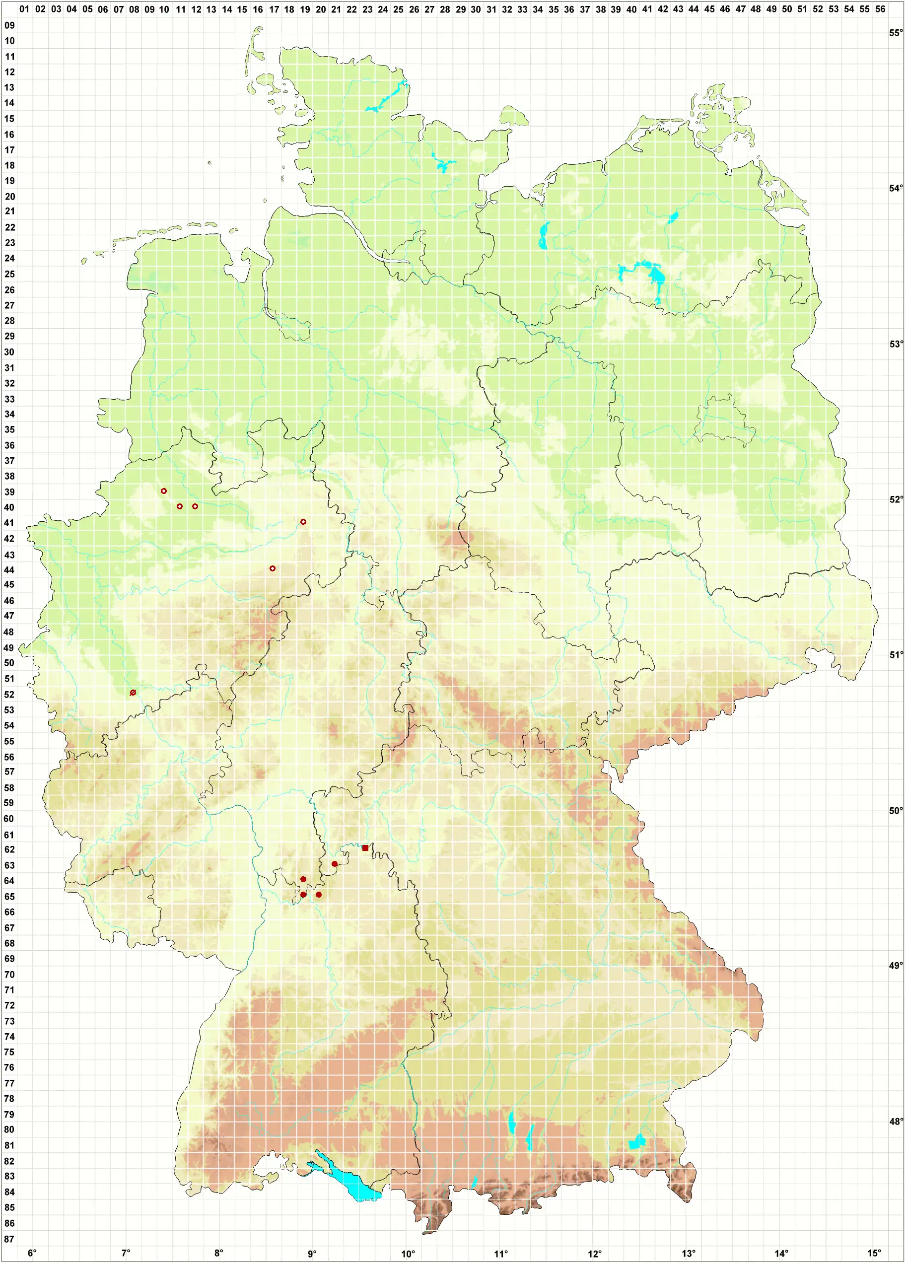 Verbreitungskarte