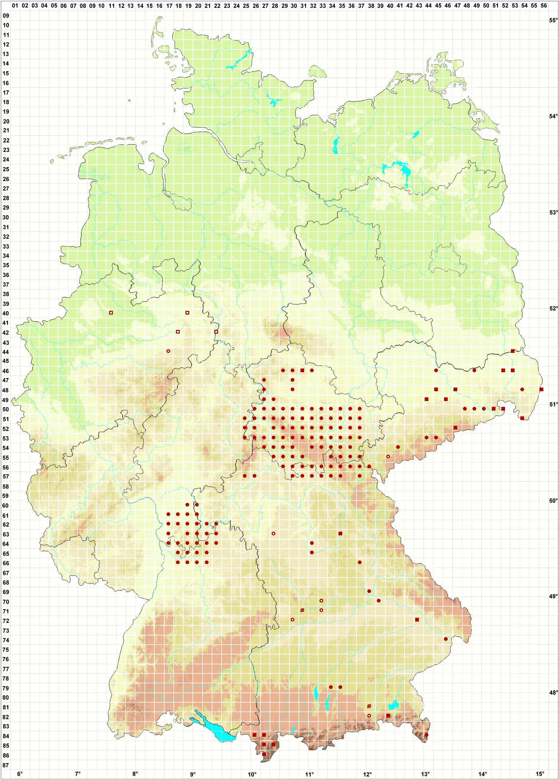 Verbreitungskarte