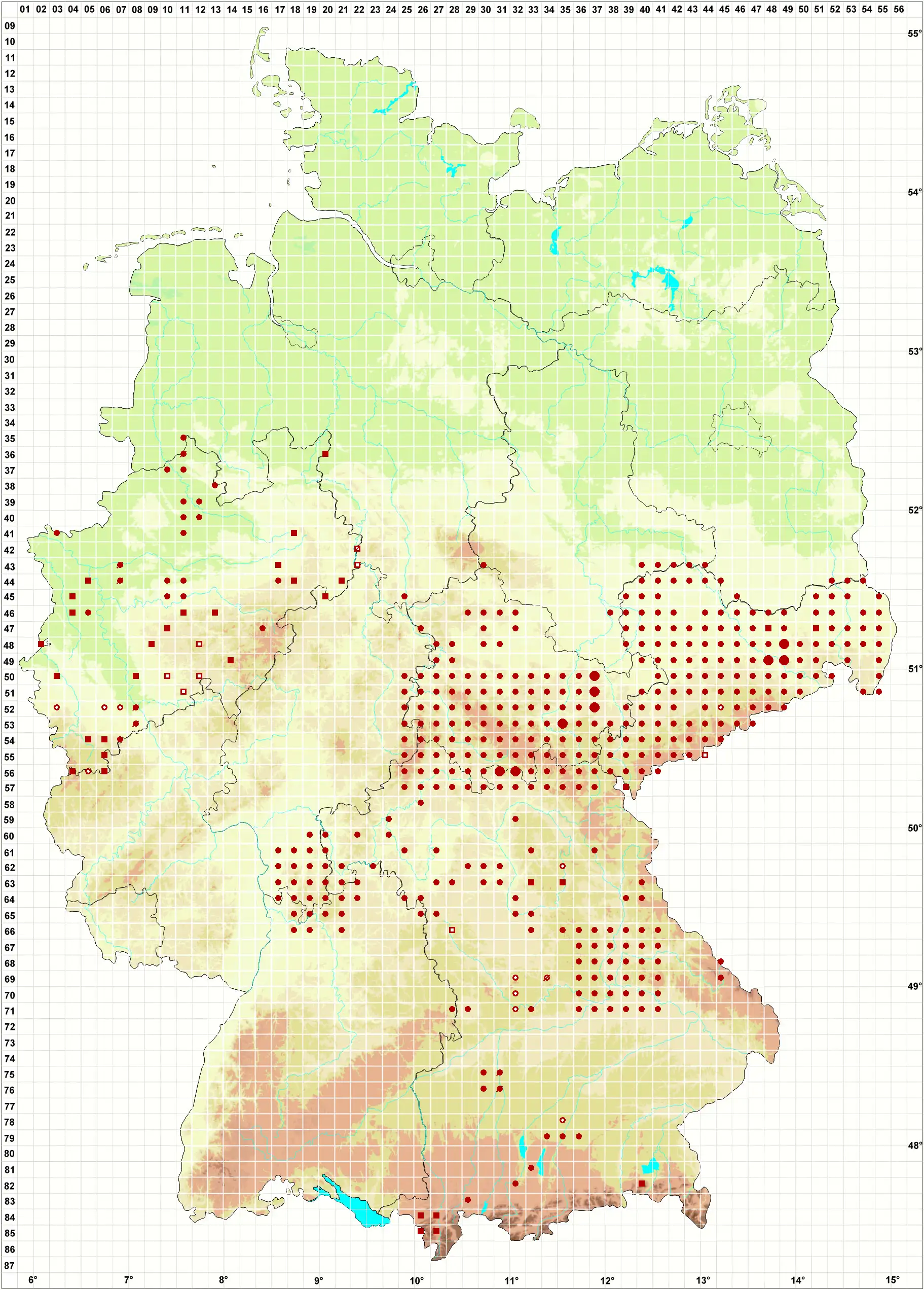Verbreitungskarte