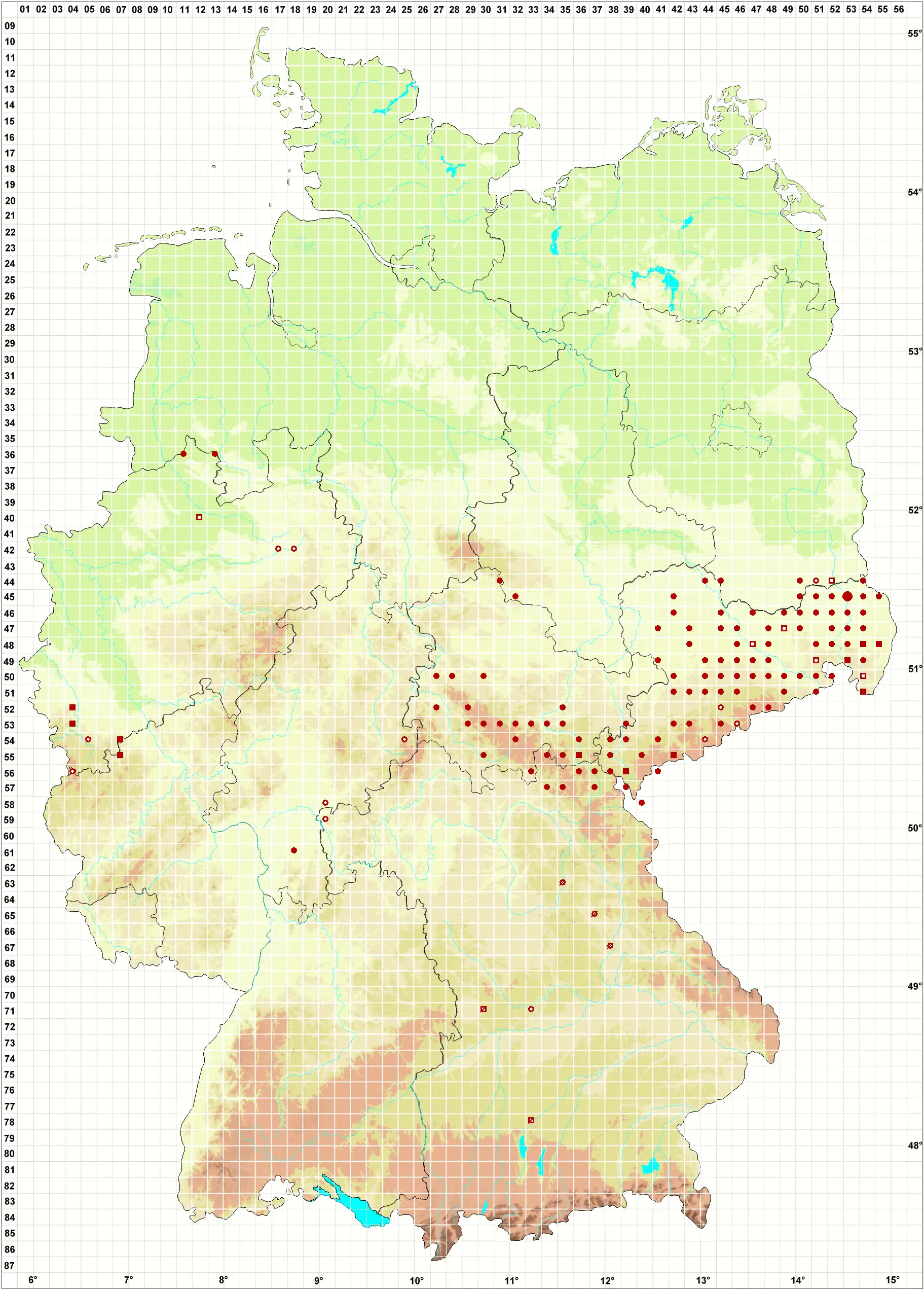 Verbreitungskarte