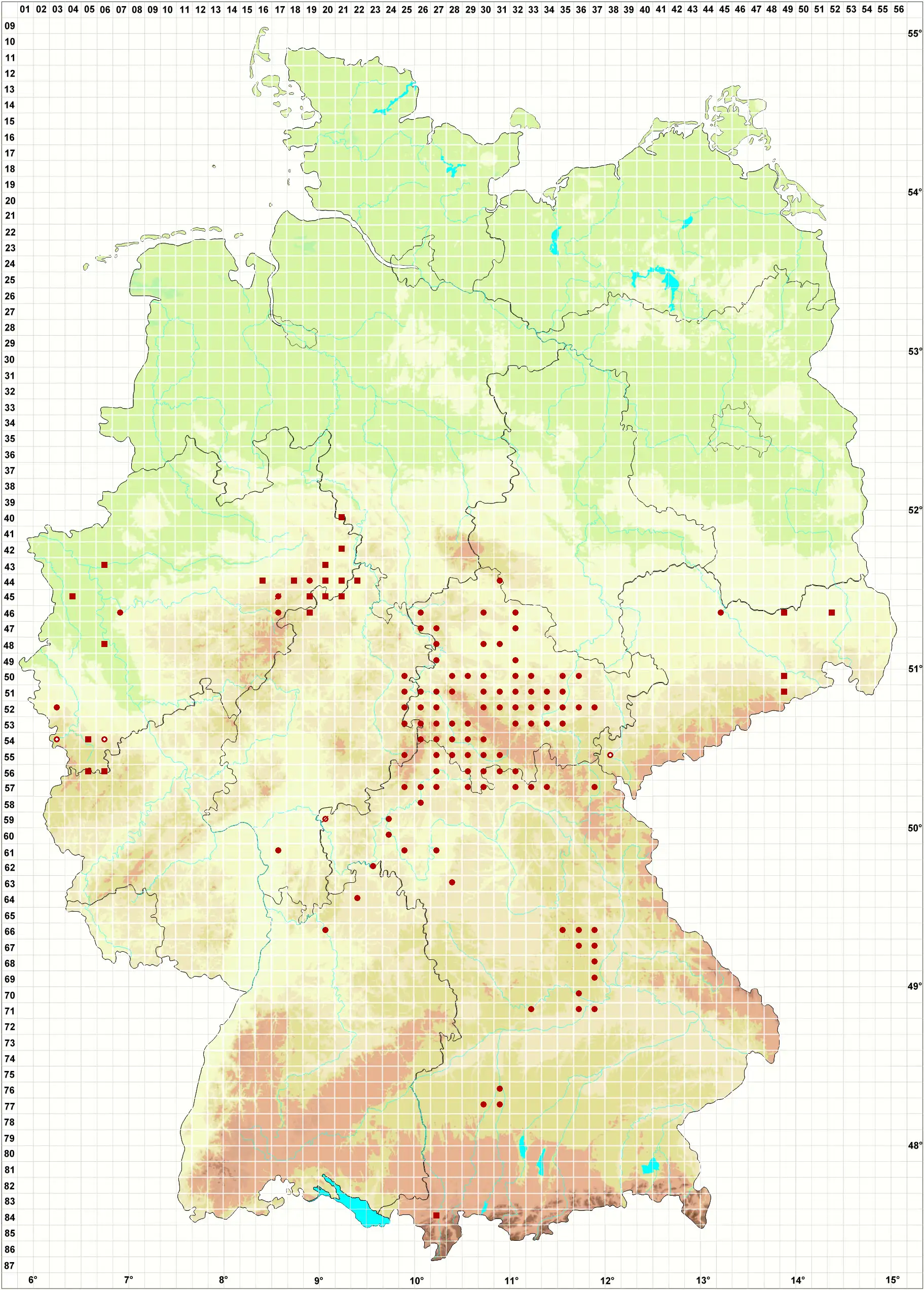 Verbreitungskarte